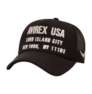 Avirex Aviator Trucker Hat Muške Šeširi Crne | MUWI-64587