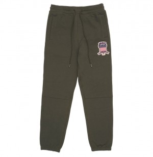 Avirex Icon Jogger Muške Jogger Hlače Maslinasto Zelene | HWAC-14932