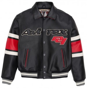 Avirex The Legend Jacket Muške Jakne Crne | BMFT-69437