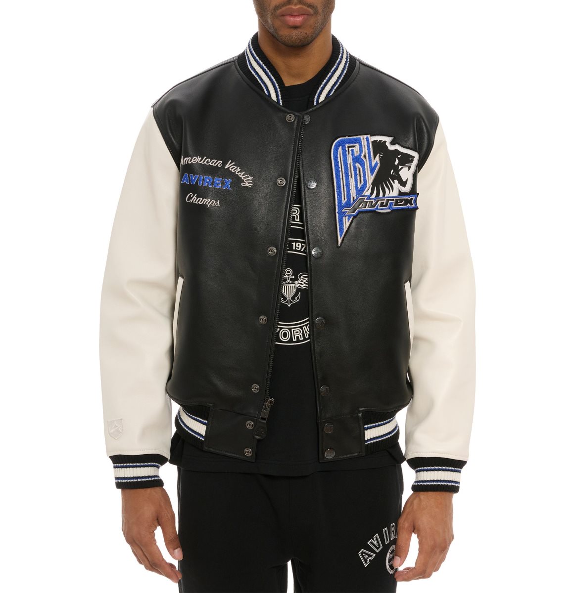 Avirex Black Lions Varsity Jacket Muške Jakne Visebojne | NEGP-75923