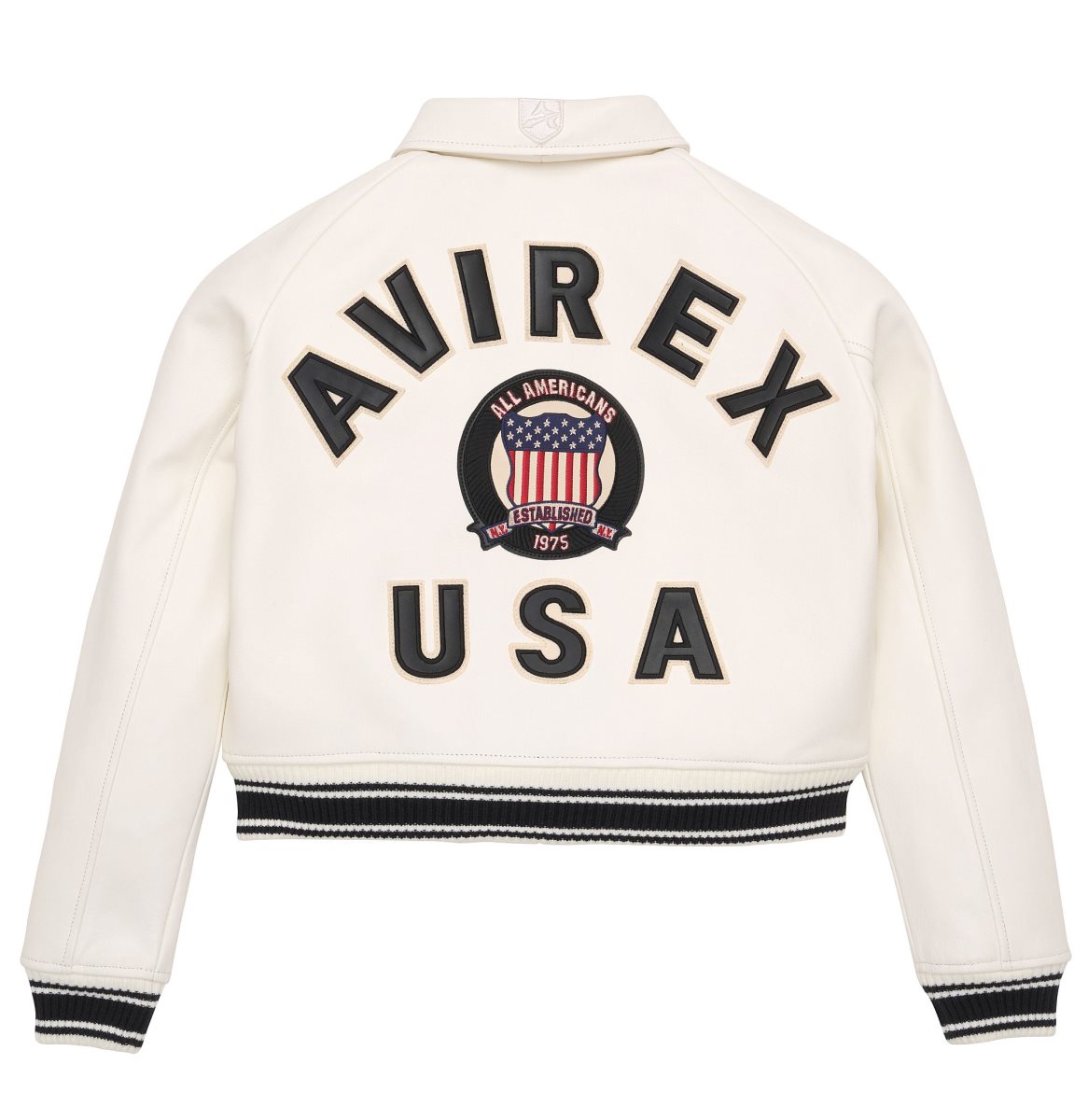 Avirex Cropped Icon Jacket Ženske Jakna Bijele | OXRB-69047