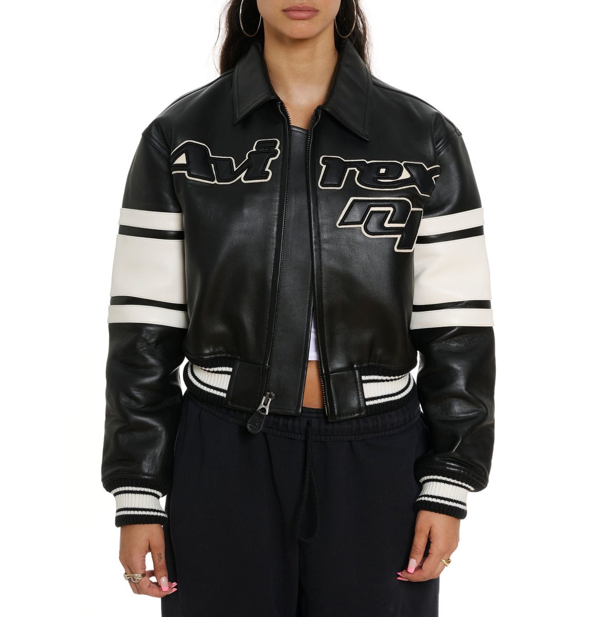 Avirex Cropped Legend Jacket Muške Jakne Crne | WITO-42397