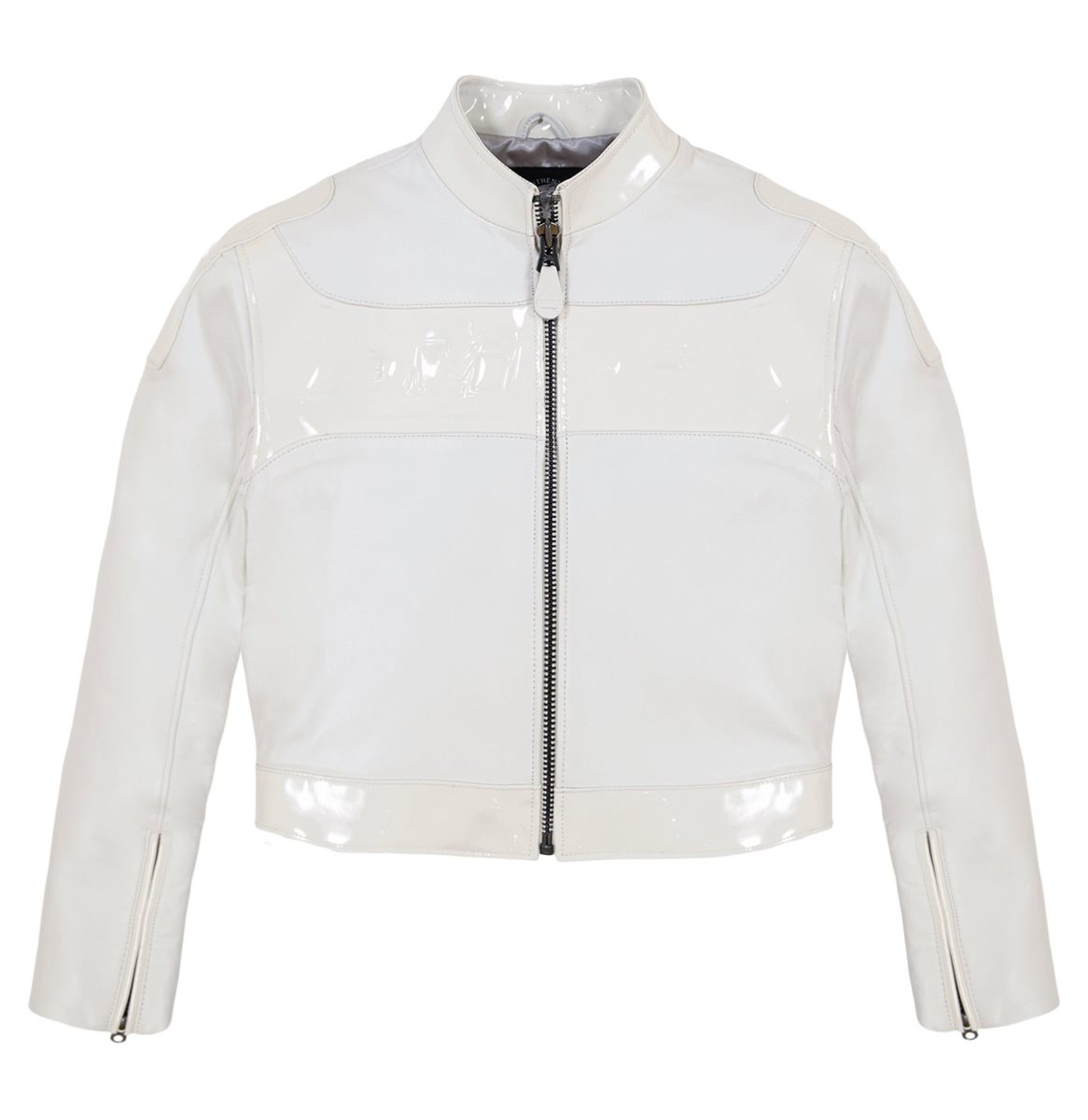 Avirex Cropped Patent Leather Moto Jacket Ženske Jakna Visebojne | LIYX-21879