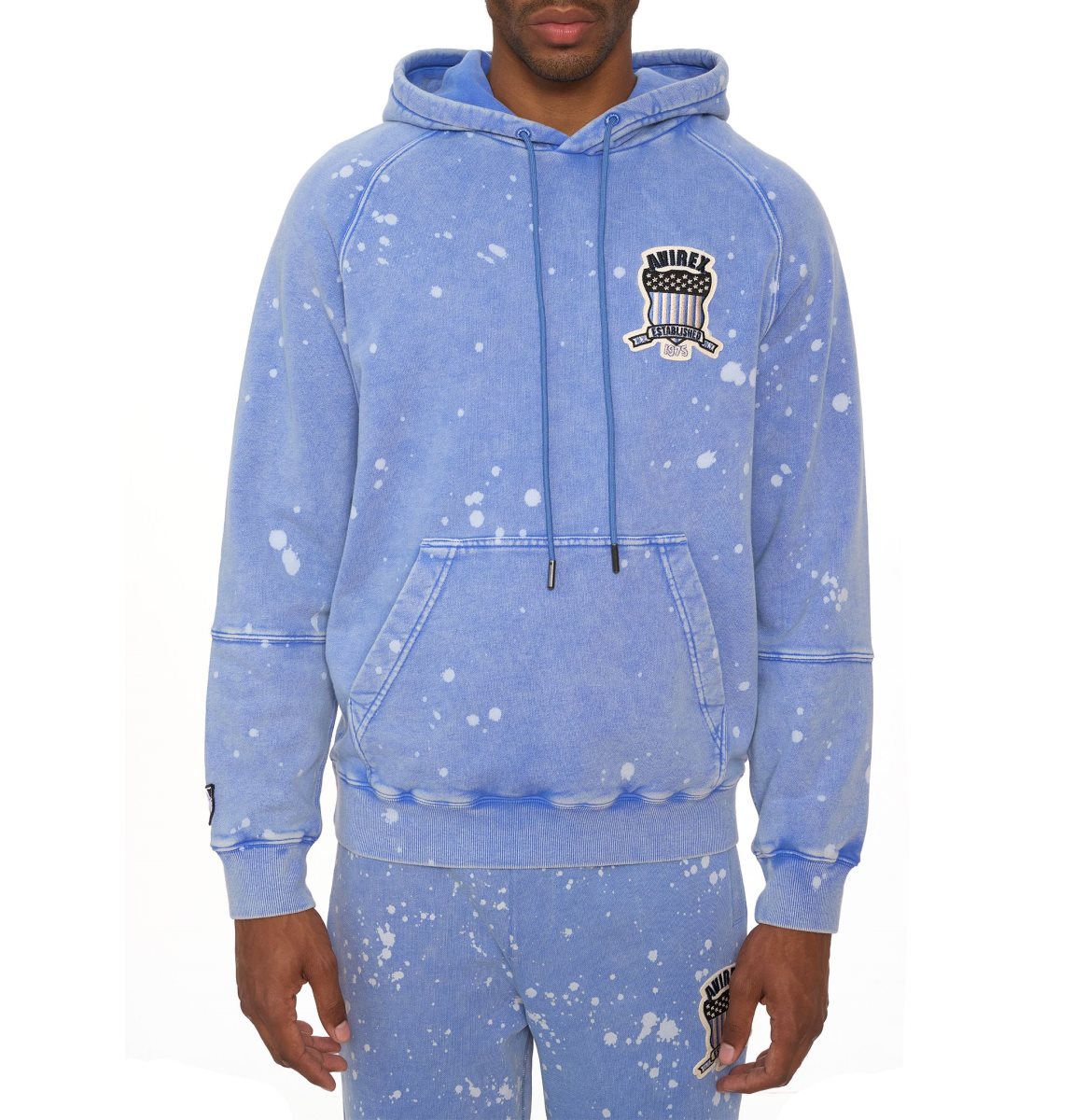 Avirex Icon Hoodie Muške Majica s Kapuljačom Plave | EMKQ-74305