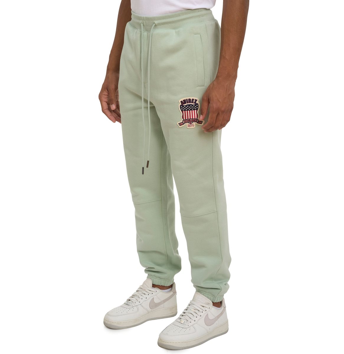 Avirex Icon Jogger Muške Jogger Hlače Seafoam | WKJM-60942