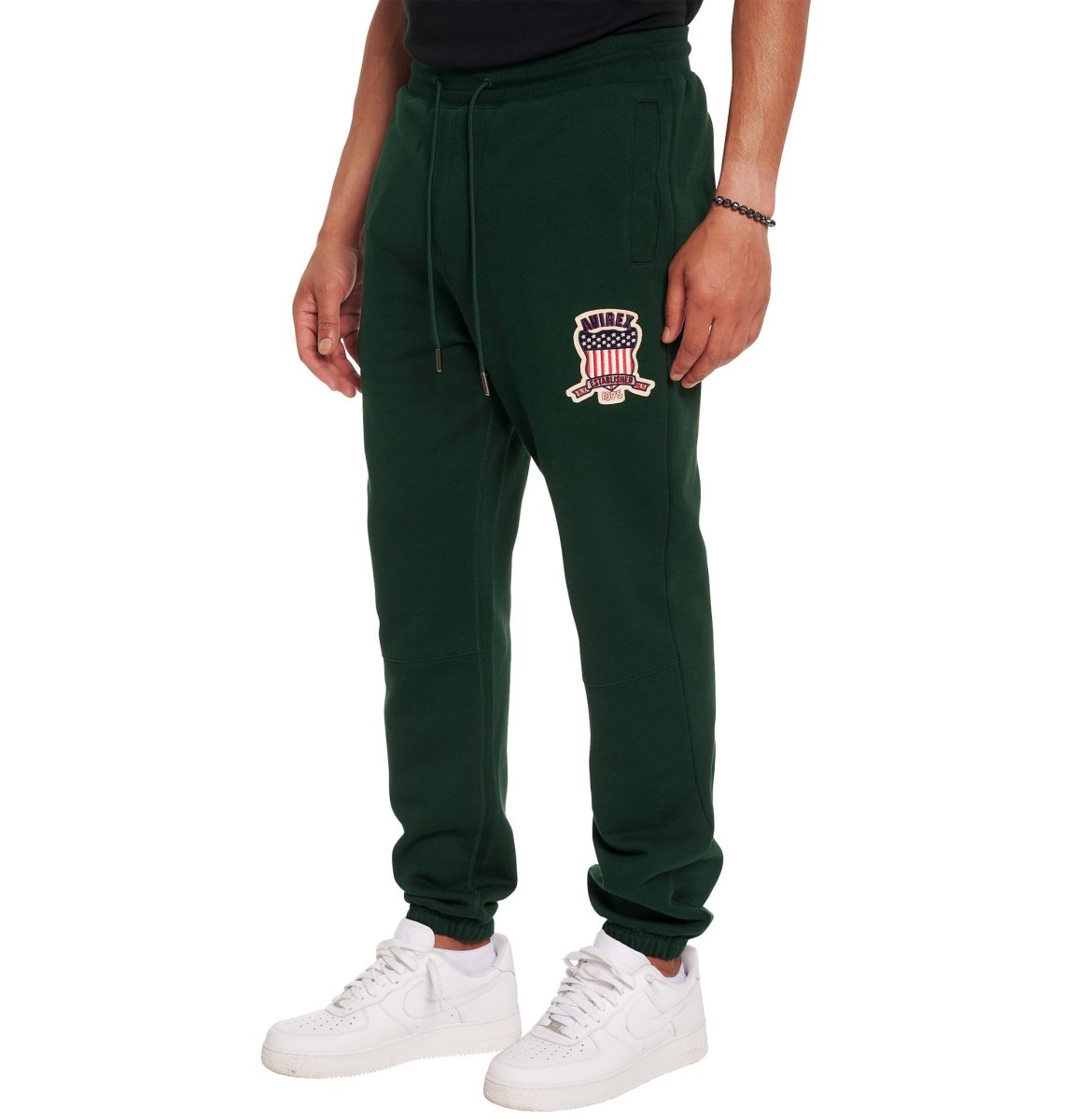 Avirex Icon Jogger Muške Jogger Hlače Zelene | ZJAK-52469