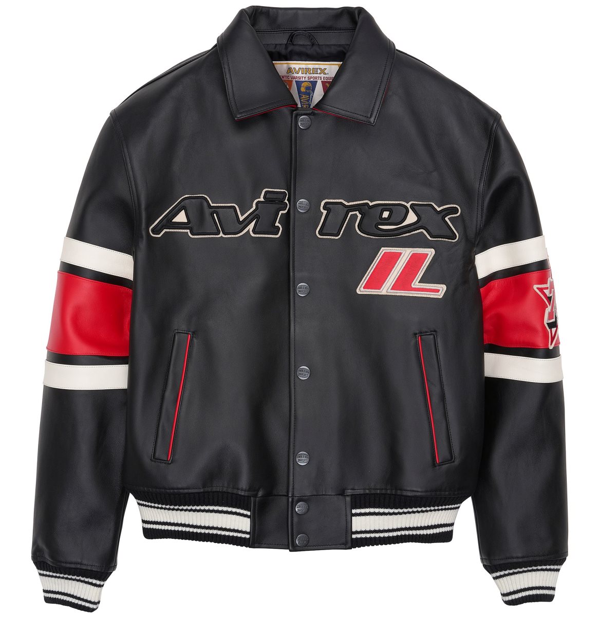 Avirex Limited Edition City Series Chicago Jacket Muške Leather Crne | LWSA-70534