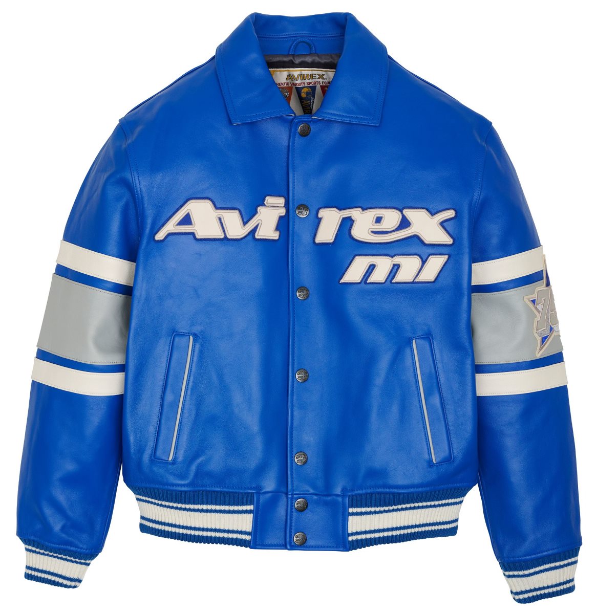 Avirex Limited Edition City Series Detroit Jacket Muške Leather Plave | RHBN-09624