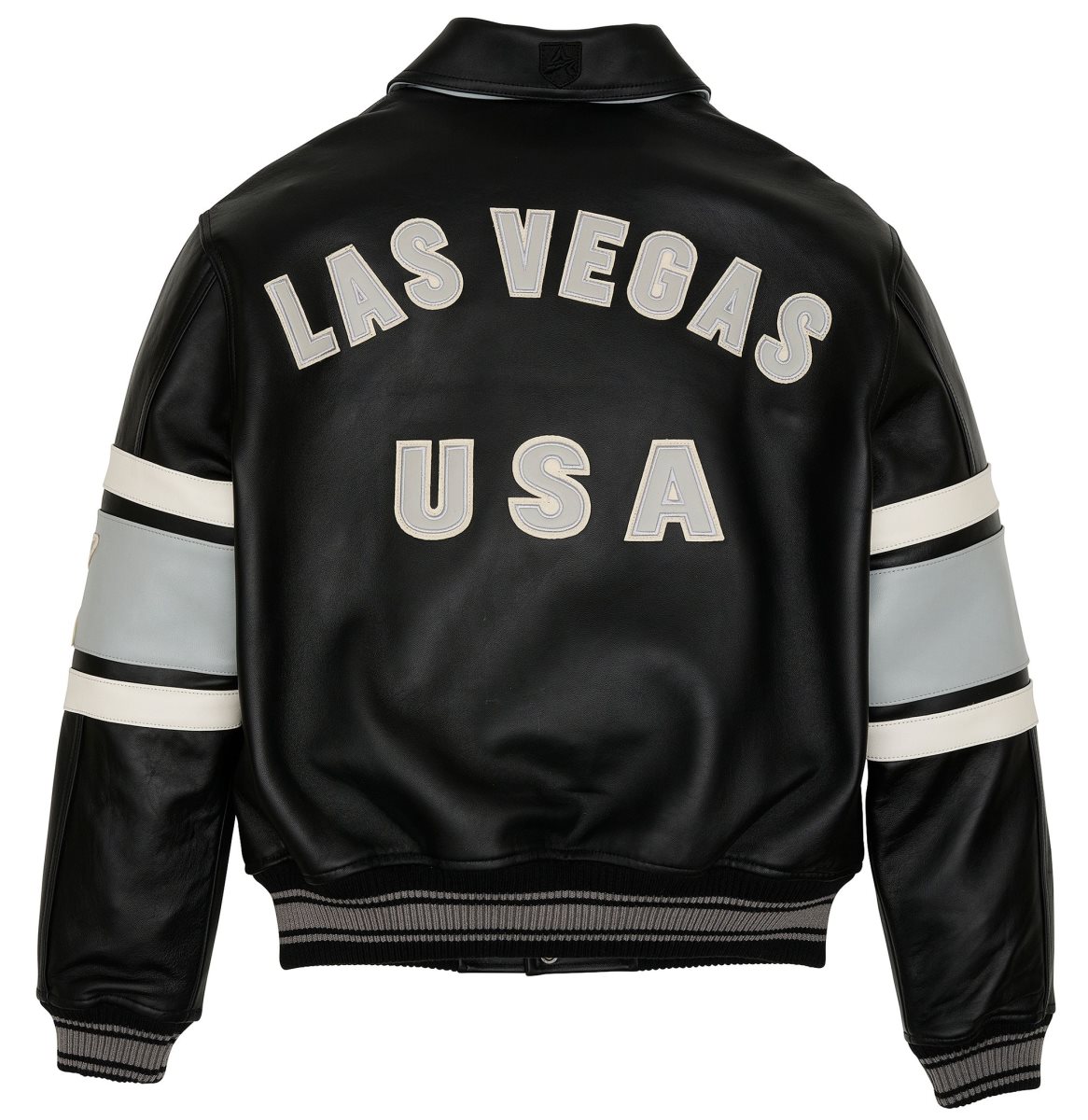 Avirex Limited Edition City Series Las Vegas Jacket Muške Leather Crne | RKVJ-61372