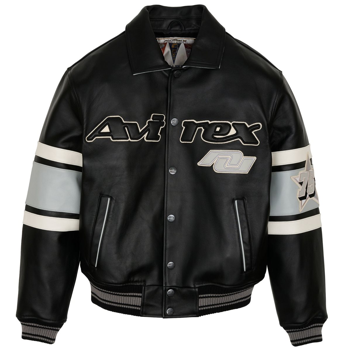 Avirex Limited Edition City Series Las Vegas Jacket Muške Leather Crne | RKVJ-61372