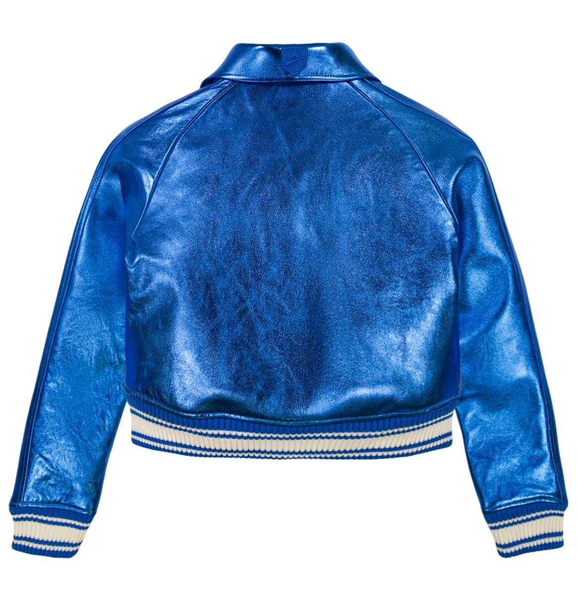 Avirex Limited Edition Cropped Metallic Icon Jacket Ženske Jakna Plave | UKPM-39501