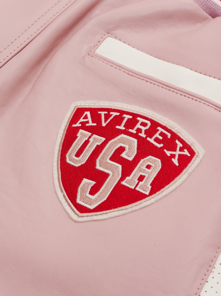 Avirex Script Usa Varsity Short Muške Kratke Hlače Ljubičaste | PQIC-19658