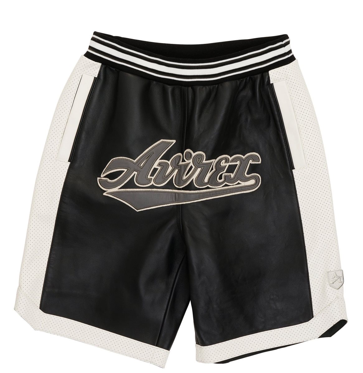 Avirex Script Usa Varsity Short Muške Kratke Hlače Crne | QPEO-67045