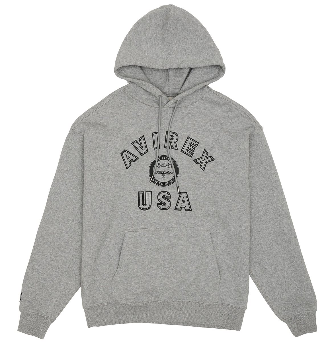 Avirex Stadium Hoodie Muške Majica s Kapuljačom Sive | AXBG-91305