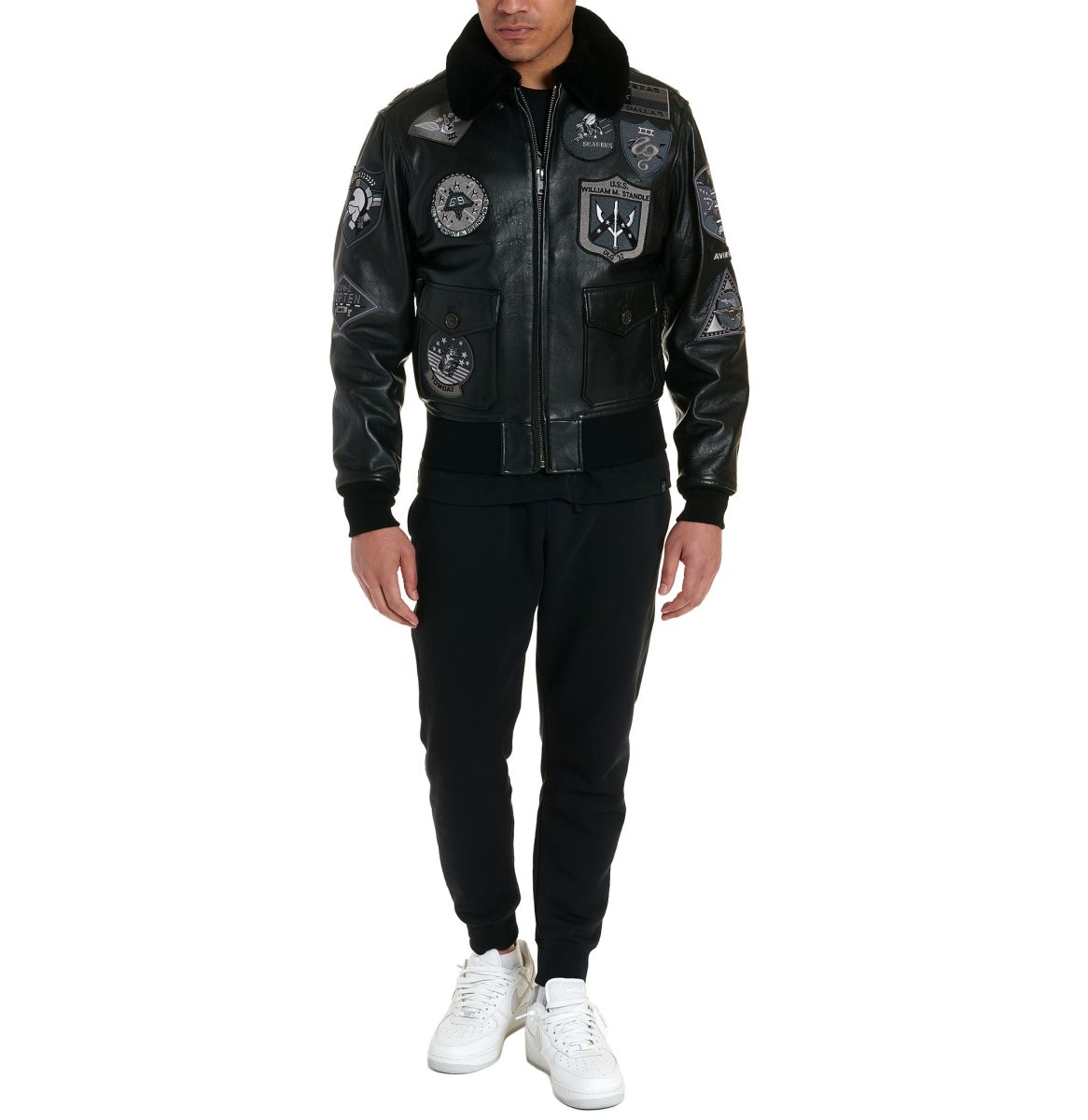 Avirex The G-1 Flight Jacket Muške Leather Visebojne | OLGA-26507